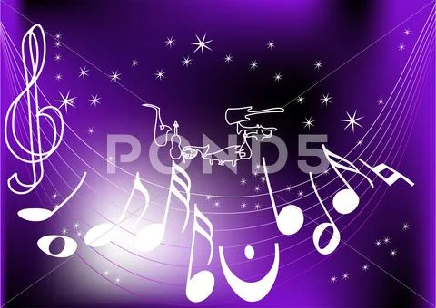 Young people concert Stock Illustration