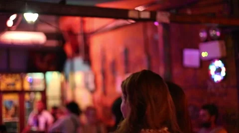 Young people dancing to live reggae music Stock Footage 50248186