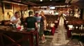 Young people dancing at a restaurant HD Footage