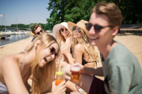 Young people having fun Foto stock