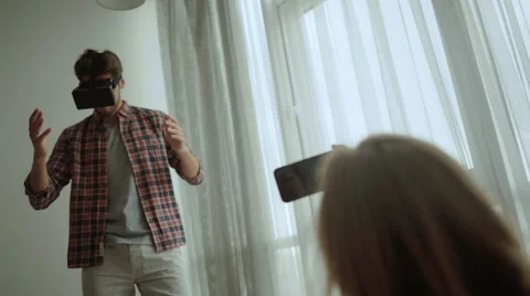 Young people having fun with their devices Stock Footage 68737872
