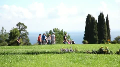 Young people in the park Video stock 12370706