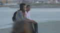 Young people relaxing and talking on the shore in Panama 4k or 4k+ Resolution