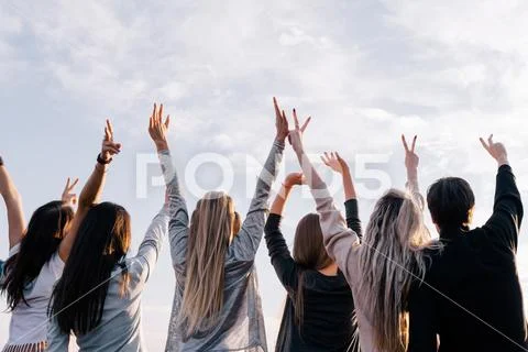 Young people self-development. Spiritual growth Stock Photos