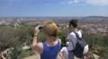 Young people taking pictures with Barcelona 4k or 4k+ Resolution