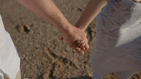 Young people touch hands of each other Stock Footage 51859003