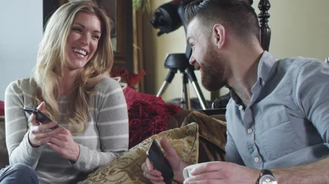 Young People using Mobile Devices - Social Media and Internet Usage 스톡 동영상 49622621