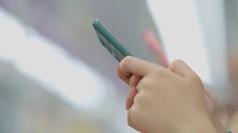 Young people using mobile phone Video stock 168273741