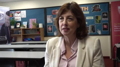Young people who do not pass GCSE English and maths face ‘blockage’, Powell say Stock Footage 342821400