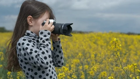 Young photographer. Stock Footage 112074455
