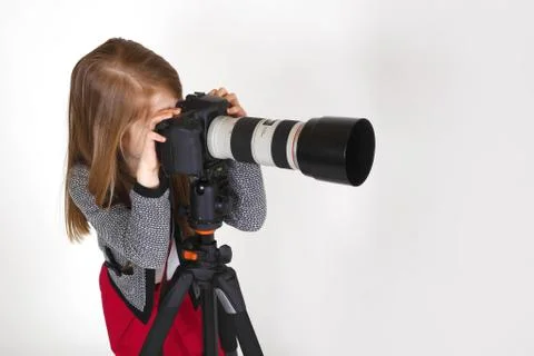 Young photographer Stock Photos