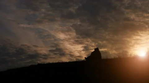 Young pilot or aviator boy plays and smile Stock Footage 67669804