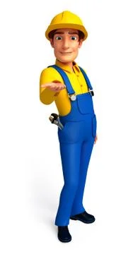 Young plumber Stock Illustration
