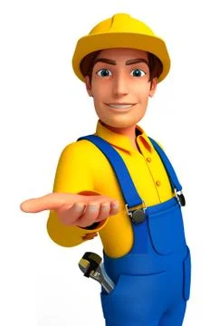 Young plumber Stock Illustration