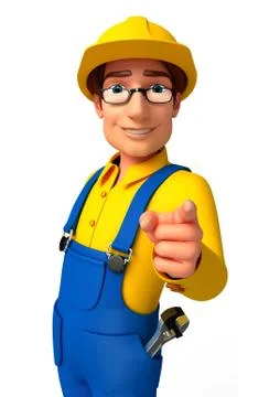 Young plumber Stock Illustration