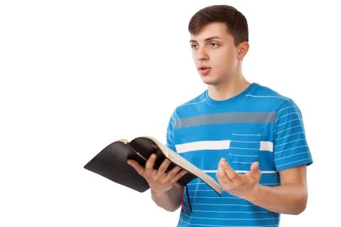 Young preacher 스톡 사진