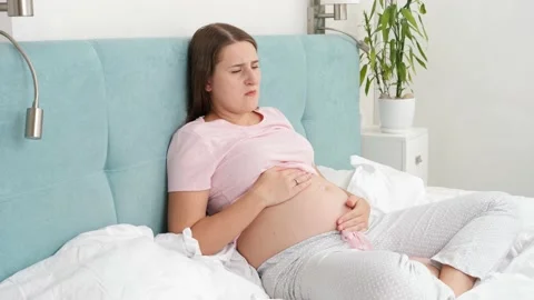 Pregnant Woman Belly Pain Stock Videos – Royalty-Free HD & 4K Videos