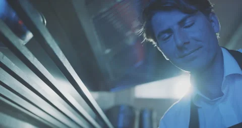 Young professional chef looking into camera Stock Footage 203558841