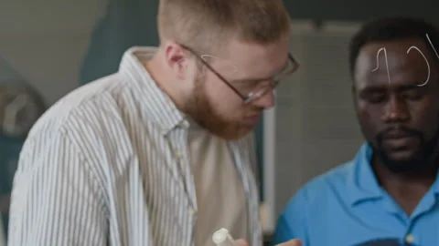 Young Programmers Developing Code Stock Footage 283212856