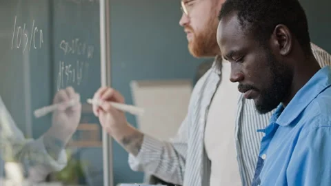 Young Programmers Working On Code Stock Footage 283213266