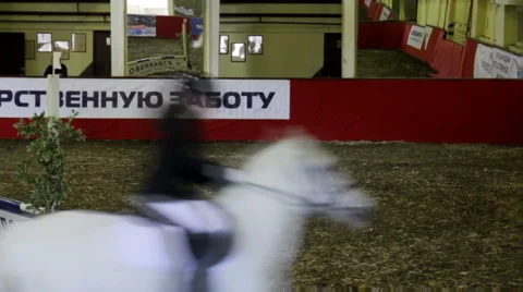 Young rider Stock Footage 5066100