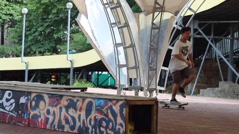 Young roller Stock Footage 92986322