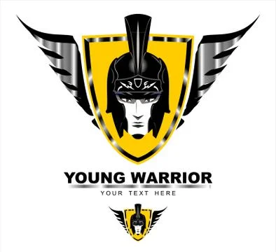 Young roman warrior Stock Illustration
