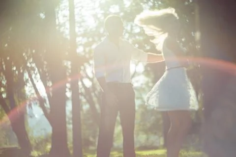 Young romantic couple Foto stock