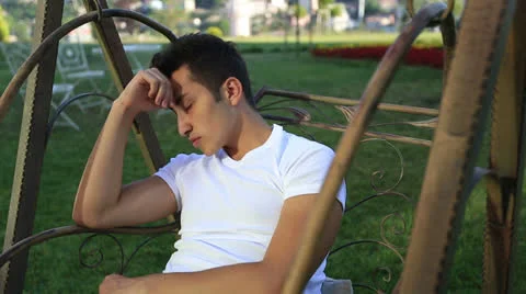 Young sad boy 2 Stock Footage 25422189