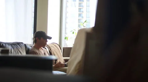 Young Sad Man 5 Stock Footage 46629387