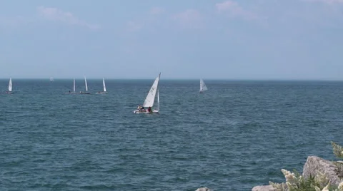 Young Sailors Stock Footage 40048804