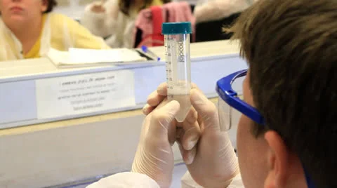 Young scientist Stock Footage 25594425