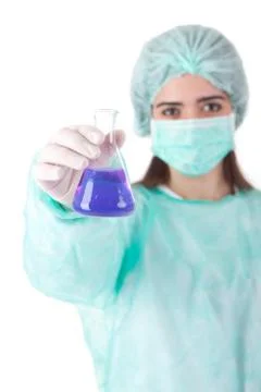 Young scientist at lab Stock Photos