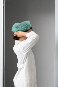 Young scientist preparing Stock-Fotos