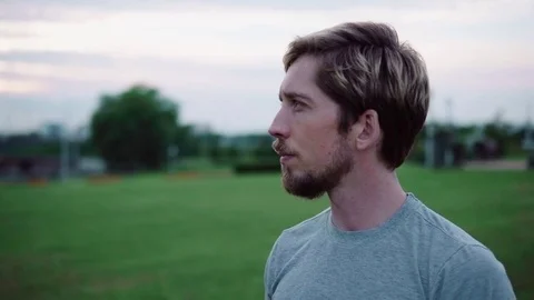 Young serious man Video stock 78733470