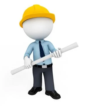 Young service man with Stock Illustration