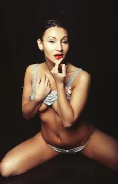 Young sexy striptease dancer Foto stock