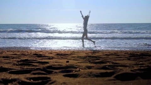 Sexy Woman Nude Walking Stock Video Footage | Royalty Free Sexy Woman