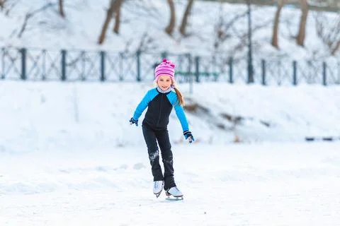 Young Skater Is Training Stock Photos