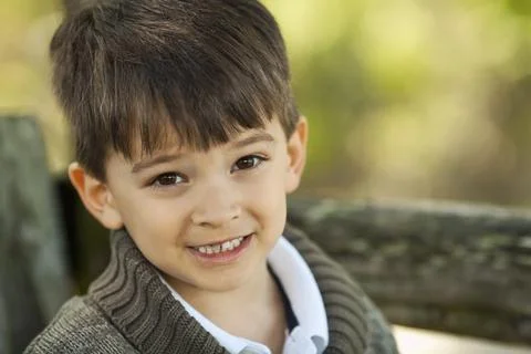 Young smiling boy Stock Photos