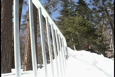 Young snowboarder Video stock 2591635