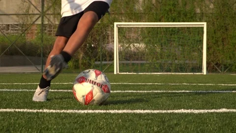 Young Soccer Player Practicing Video stock 316347192