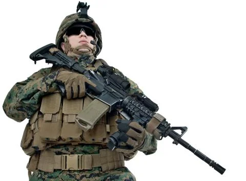 Young soldier Stock Photos