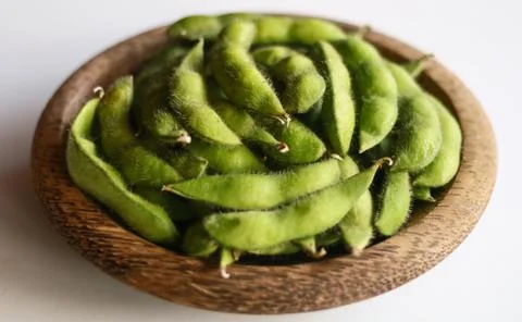 Young soy beans Stock Photos