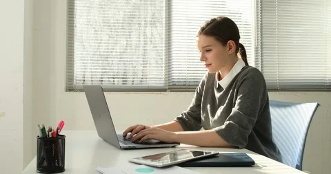 Young startup members working in the office Stock Footage 100959261