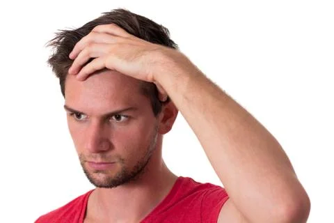 Young stressed man Stock Photos
