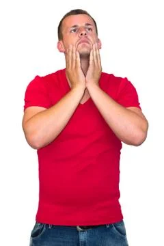 Young stressed man Stock Photos