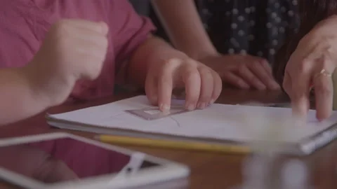 Young Student And Teacher Solving A Math Problem Stock Footage 208803962