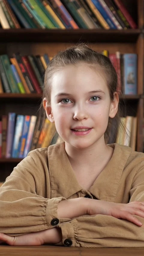 Young student talking to the camera and gesturing during an online video call Stock-Footage 341446387