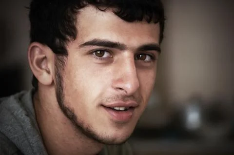 Young a swarthy guy Stock Photos